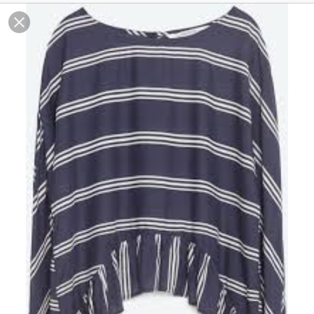 Striped blouse top